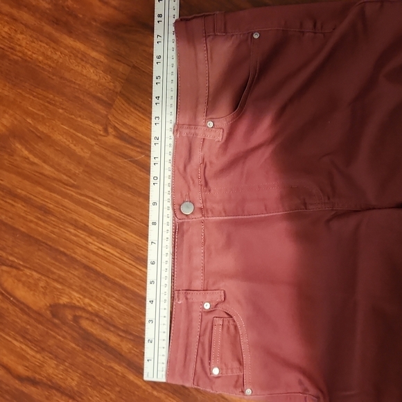 Truth & Therory Jeans size 16 deep rose mauve blush - Picture 6 of 10